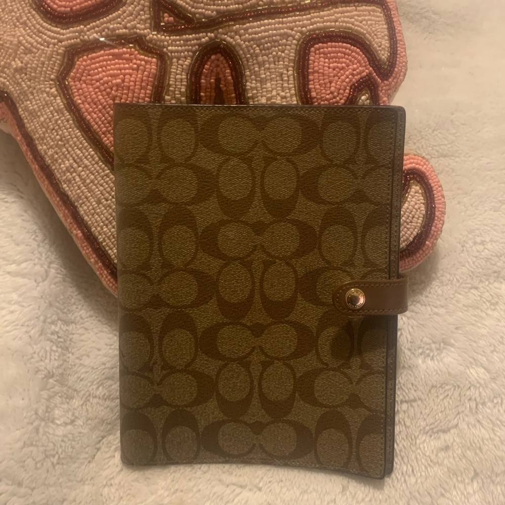 Coach notebook cover